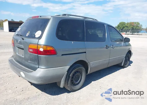 2000 Toyota Sienna Ce from USA, damaged, VIN 4T3ZF19C9YU273776